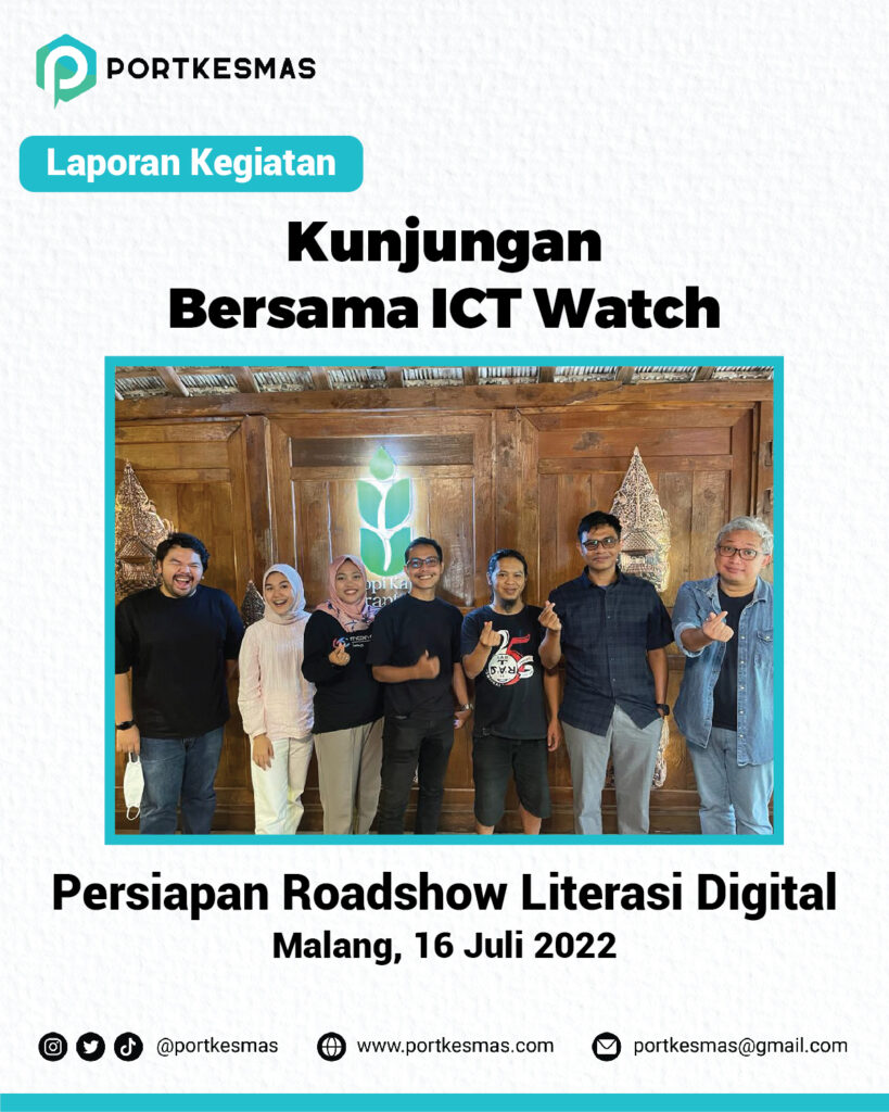 Kunjungan bersama ICT Watch di Malang